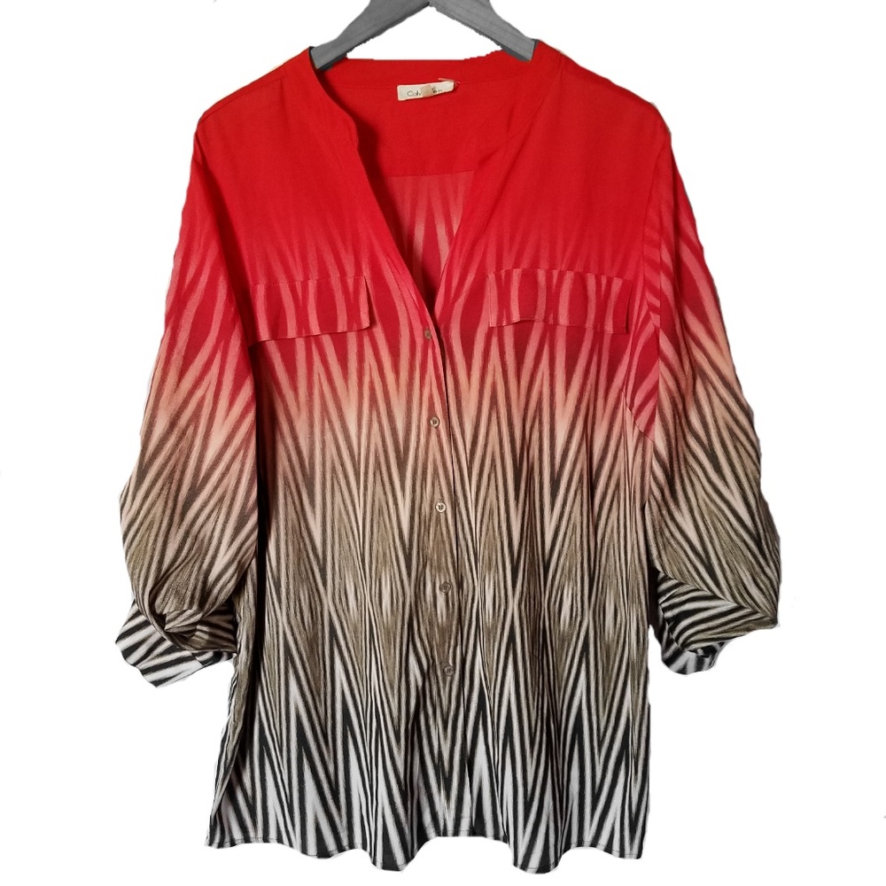 Calvin Klein - Zebra Print Ombre